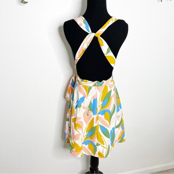 HELLO MOLLY Radiant Love Mini Halter Dress Size Medium NWT - Picture 5 of 9